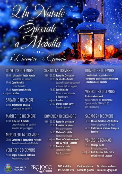 Dall8 Dicembre Al 6 Gennaio Un Natale Speciale A Medolla Al Barnardon