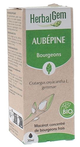 HerbalGem Aubépine BIO 30 ml