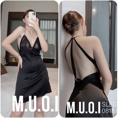 Guangzhou Sexy Nightgown Sx Sexy Silk Nightgown With Chest Lace Showing Off Hot Hit High