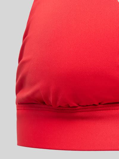 Lauren Ralph Lauren Bikini Oberteil Mit V Ausschnitt Rot Online Kaufen
