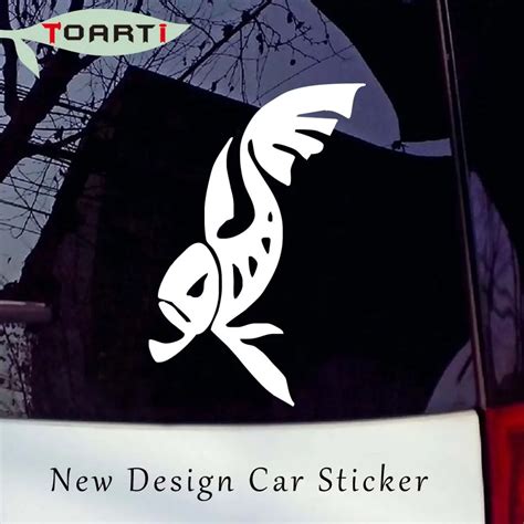 Koi Fish Vinyl Art Decals Fish Design Car Styling Sticker Removable Adhesive Auto Window Door ...