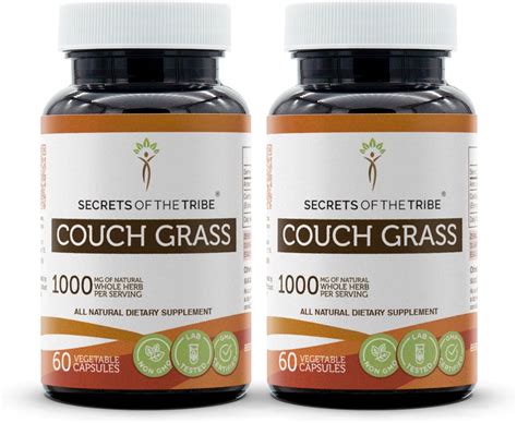 Amazon Secrets Of The Tribe Couch Grass Capsules Pcs