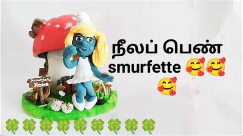 How To Make Beautiful Smurfette Clay Doll In Very Very Simple Method