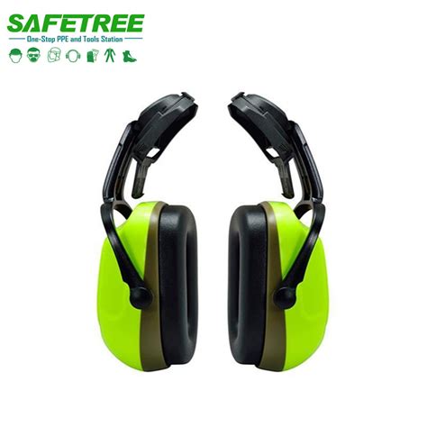 Safetree Ce En Foldable Earmuff For Helmet Protective Safety Db