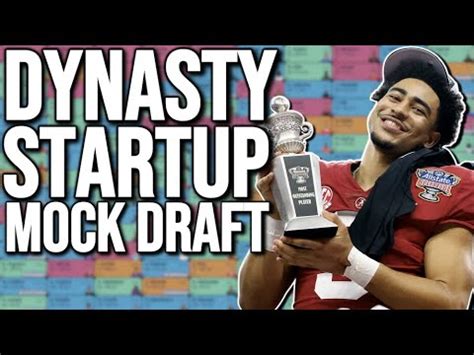 Updated 2023 Dynasty Startup Mock Draft With Rookies Part 2 YouTube