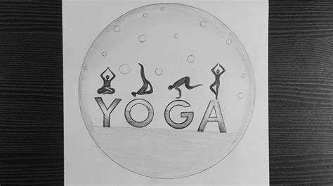 Yoga Day Poster Drawing International Yoga Day Drawing Yoga