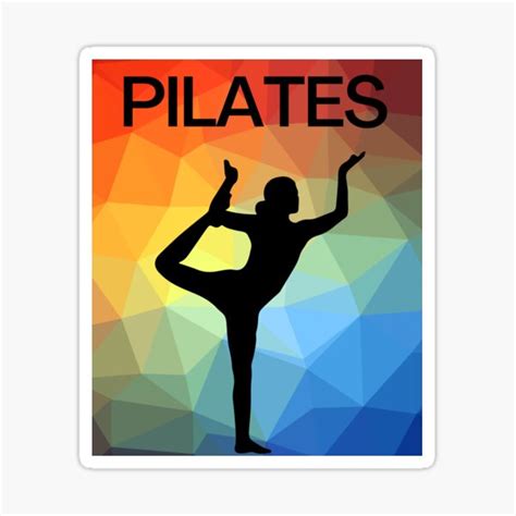 Pilates Sticker For Sale By Chachiarts Redbubble