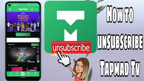 How To UNSubscribe TAPMAD Tv Easy Way By Anaskhan1 0 2022 YouTube