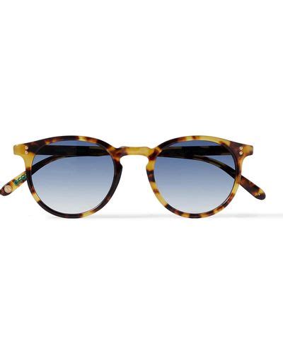 Blue Garrett Leight Sunglasses For Men Lyst