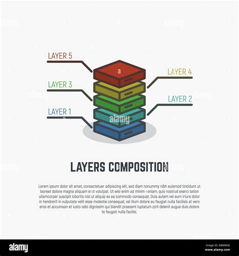 layer infographic  res stock photography  images alamy
