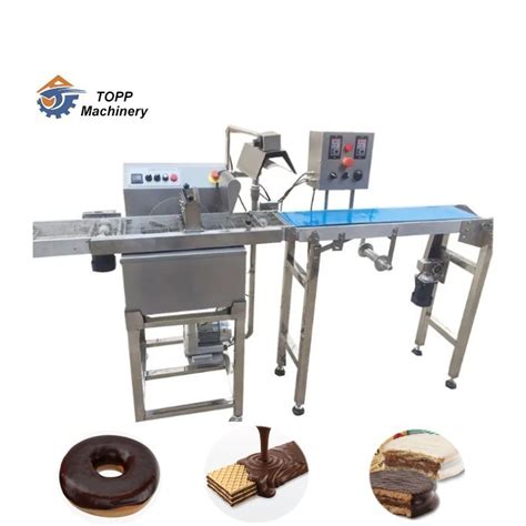 China Customized Chocolate Coating Enrobing Machine Suppliers