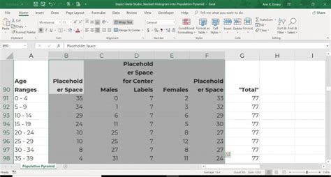 How To Visualize Age Sex Patterns With Population Pyramids In Microsoft