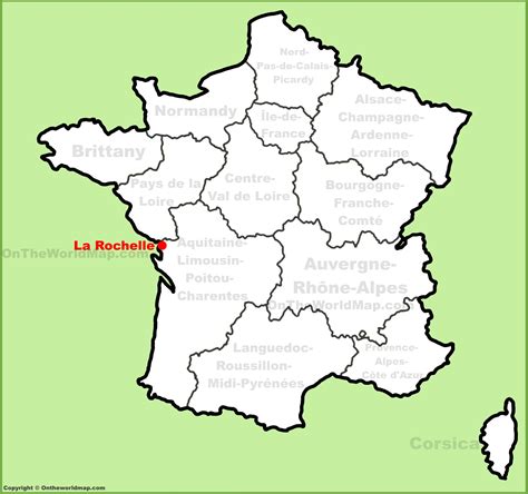 la rochelle location   france map