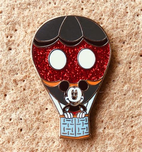 Mickey Mouse And Friends Mickey Hot Air Balloon Enamel Pin Distinct Pins
