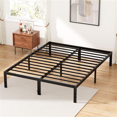 Amazon.com: DUMOS Bed Frame - Queen Size Metal Platform Bed Frames