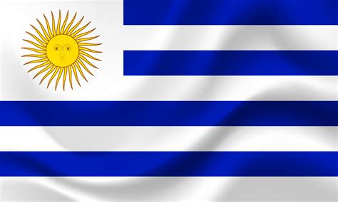 Uruguay Flag Flag Of Uruguay Uruguay Flag Illustration Uruguayan