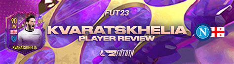 Fifa 23 Future Stars Kvaratskhelia Player Review Futbin