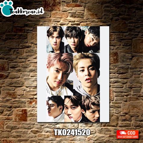 Jual Poster EXO Frame Kayu Ukuran 15x20 Cm Shopee Indonesia