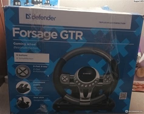 Игровой руль Defender Forsage GTR - «За свою цену игровой руль очень ...