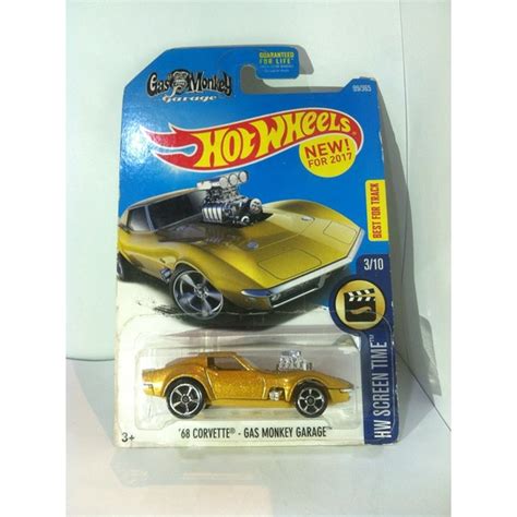 Jual Hot Wheels 2017 HW Screen Time Mini Collection Gas Monkey Garage 3 68 Corvette
