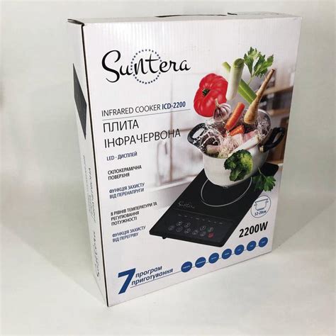Электроплита для дачи suntera icd-2200, 2200вт | индукционная плита ...