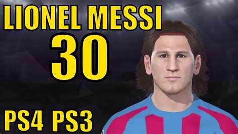 PES 2018 COMO CREAR A MESSI JOVEN HOW TO CREATE FACE STATS