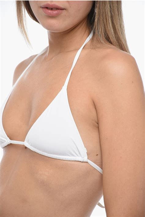 Elisabetta Sammarco Solid Color Triangle Bikini With High Cut Women Glamood Outlet