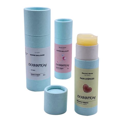 Biodegradable Cardboard Chapstick Lip Balm Container Paper Tube China