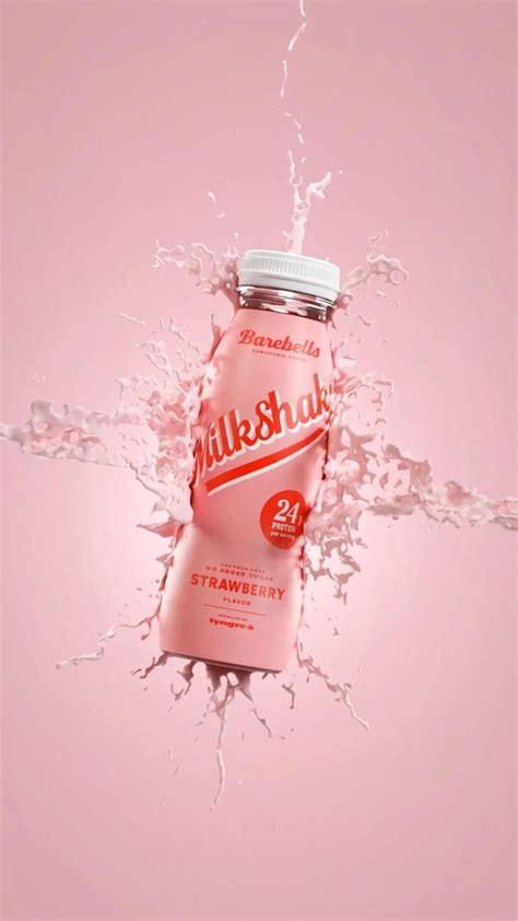 Barebells Milkshake Commercial In Blender Video En Disenos