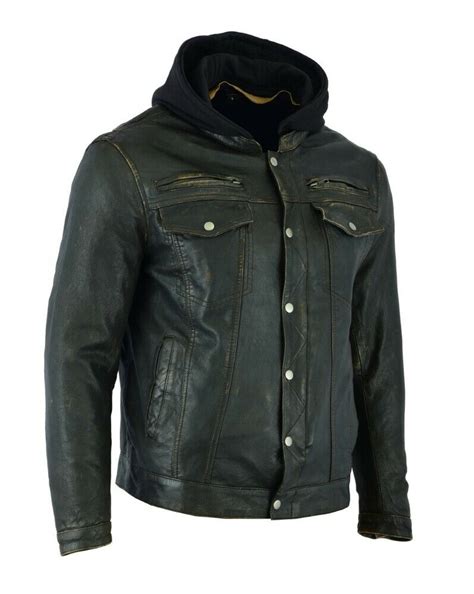 Daniel Smart DS Naked Lambskin Armor Motorcycle Jacket