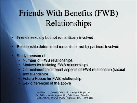 PPT Sex Differences In Approaching Friends With Benefits Relationships PowerPoint Presentation