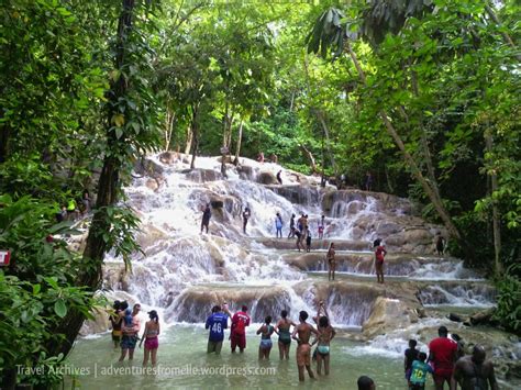 Dunns River Falls Saint Ann River Falls Ocho Rios Waterfall