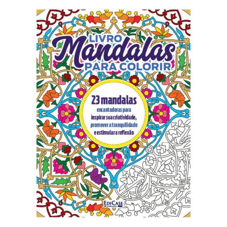 Livro Mandalas para Colorir ed.01- 52 págs