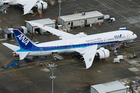 Aerial Shot Of Ana’s First Boeing 787 9 Dreamliner Airlinereporter