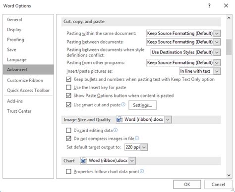 Understanding Smart Cut And Paste Microsoft Word