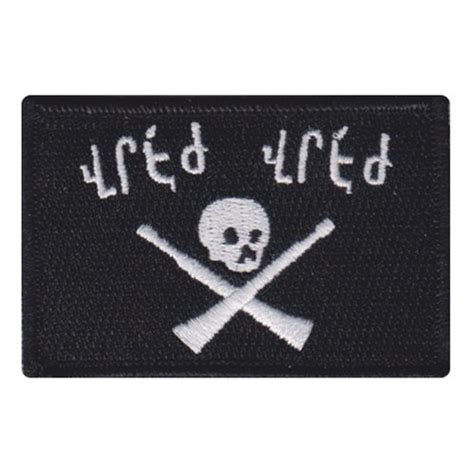 Skull Black Flag Patch