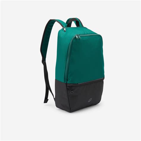 Backpack with Shoe Compartment 17 L, Essential - Cypress green, Smoked