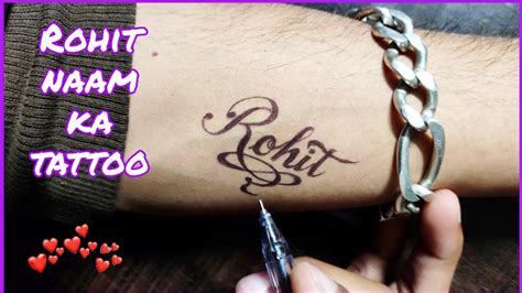 Details 75 About Rohit Name Tattoo Designs Super Cool In Daotaonec