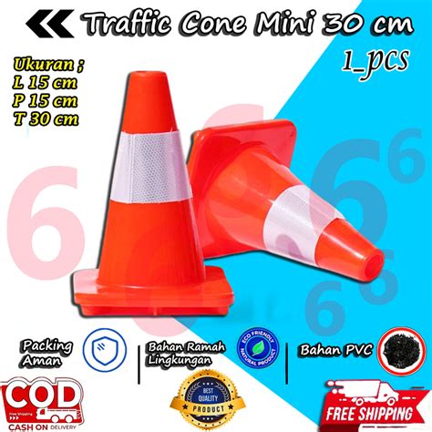 Jual Safety Traffic Cone Orange Mini Cm Kerucut Lalu Lintas Pembatas