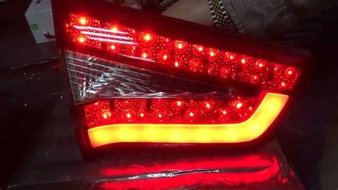 Kia Sportage R Led Tail Light Youtube