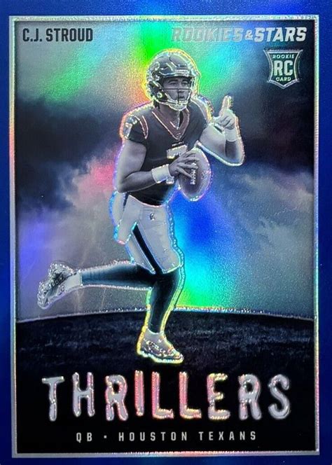 Cj Stroud Rookies Stars Th Thrillers Blue Price Guide