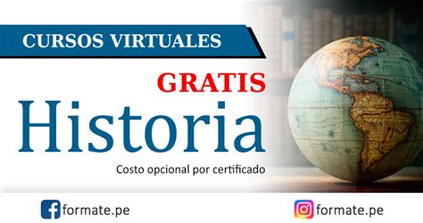 Cursos virtuales gratis de Historia