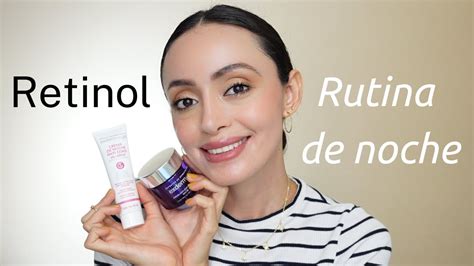 Rutina De NOCHE Con RETINOL Contorno De Ojos Y Rostro Exderm YouTube