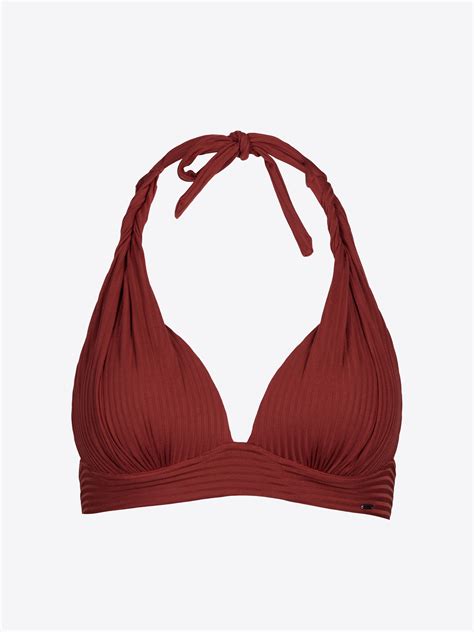Rachel Triangular Top Bikini Red Ochre 20 25 CHANGE Lingerie