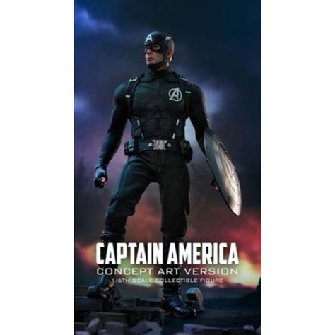 Hot Toys MMS488 Marvel Captain America Concept Art Version Shopee Malaysia