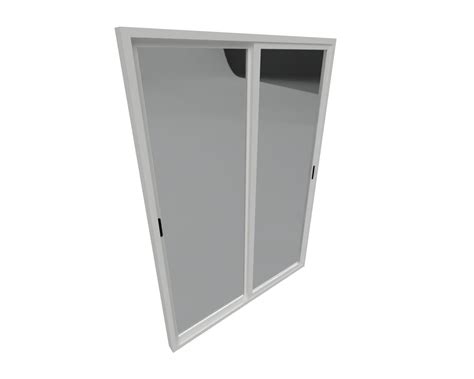 Sliding door window 3D model | CGTrader