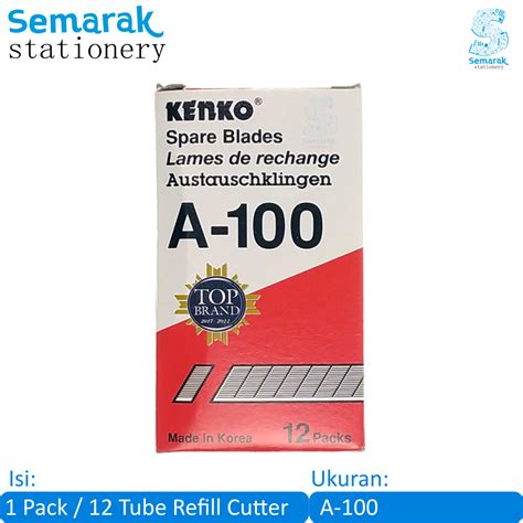 Kenko A 100 Refill Isi Cutter A 300 1 Pack 12 Pcs Lazada Indonesia