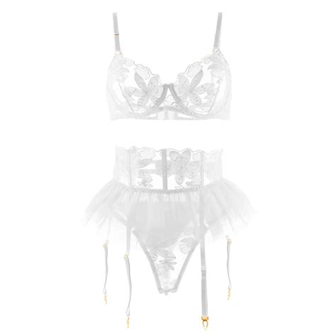 Gvdentm Womens Lingerie Women Bra And Panty Sets With Underwire Floral