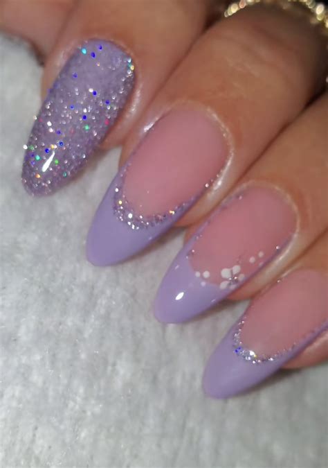 Pin By Aggie Mene On Nails In 2024 Lilac Nails Purple Nails Purple