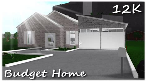 Bloxburg 12k Budget Home Youtube